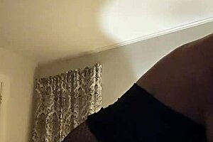 Danielle Roy and Cody Roy Fuckin Watch as Danielle Roy Rides the Shit Out of His Dick in Fishnet Lingerie