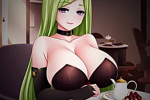 Madeline's intriguing role as a toilet servant in the hentai