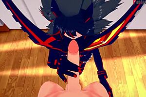 Ryuko Matoi gets fucked hard in free POV Kill la Kill full Fantasyking3