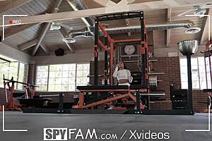 Spyfam Step Sister Catches Wimpy Step Bro Peeping On Her Masturbating