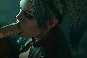 Man, I can’t even spell right, but Harley Quinn 3D doggystyle is amazin’!