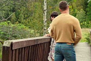 She gets taken on the bridge like a slut