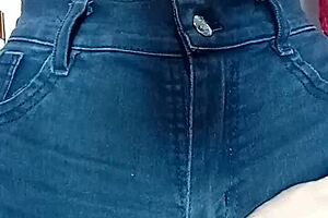 i'm playin with a belt spankin her pussy hard.