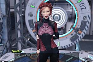 Stranded in space 94 - asian milf shows her project 😊