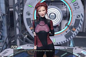 Stranded in space 94 - asian milf shows her project 😊