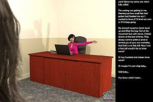 Small 18+ gesture in hentai episode 11