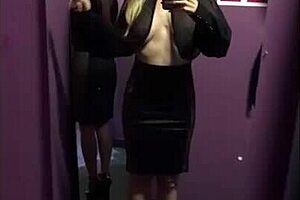 On the second day in Paris, boldly flashing my panties and teasing with a big black cock.