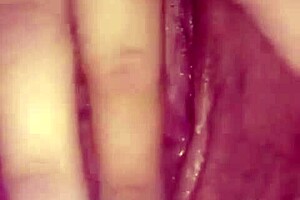 hot wife masturbates with dildo, fingering herself while thinking of her friend.