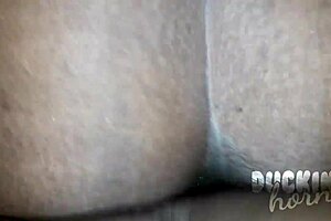 Black couple's sexual adventure with big butt and big tits