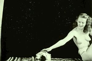 Vintage beauty meets the beast in an antique outdoor setting with retro charm