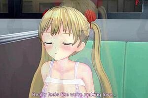 Airi akizuki pov sex on the bus with cute blonde step