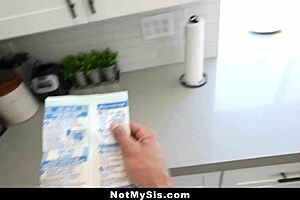 petite stepsister can't wait to ride her stepbrother