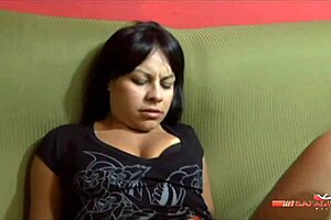 melissa pitanga gives blowjob to big black cock in interracial riding