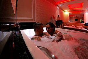 Morena wakes up wanting anal in the water with mr matusalem