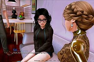 i messed up the room number again in this harem hotel game, but it's kinda fun exploring the place with all these characters around me