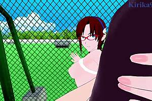 Mari Makinami And Ritsuko Akagi Intense Sex