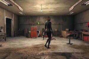 Fo4 Throne Action: Cartoon Brunette Fucked Hard, Oh Wow!