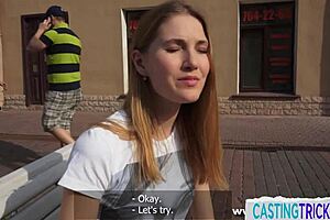 Teen Amateur PUSSYFUCKED Hard During Casting Session