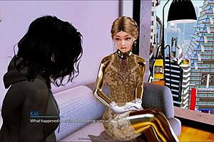 i messed up the room number again in this harem hotel game, but it's kinda fun exploring the place with all these characters around me