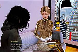 i messed up the room number again in this harem hotel game, but it's kinda fun exploring the place with all these characters around me