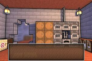 we give our girl a golden bikini in hornycraft parody