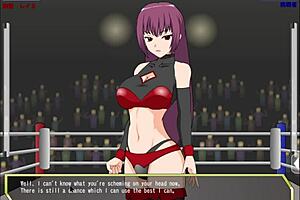 Remi the Queen Shows Strong Big Tits in Martial Arts Game