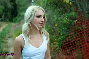 i caught petite britt blair watching destiny cruz masturbate outdoors