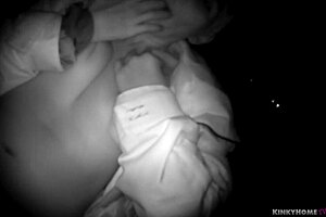 Horny Teen Girl Masturbates Herself Outside In Night