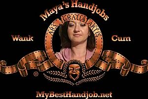 Watch Maya tease with her legs, delivering two intense cumshots in femdom style