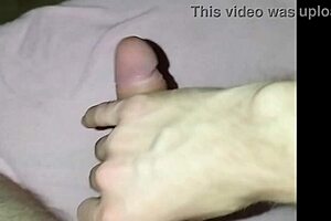 dick solo play feels so good, stroking my hard cock alone at home