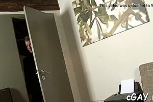 In the intimate setting, two gay men indulge in raw homosexual sex.