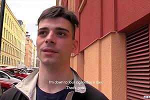 rough blowjob and rimjob in outdoor czech hunter 530