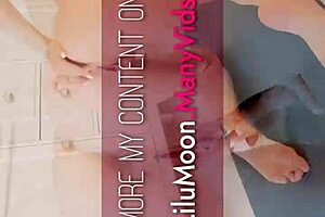 Lilu Moon Sucks Monster Cock to Oral Creampie POV