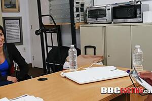 Ebony boss stars in interracial hardcore full movie storyline