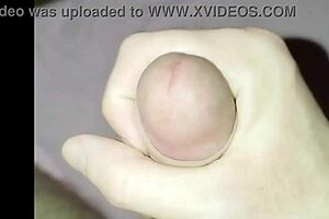 dick solo play feels so good, stroking my hard cock alone at home