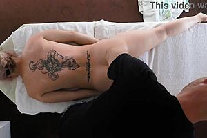 Kristi Love Sucks Masseur's Dick!