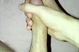 dick solo play feels so good, stroking my hard cock alone at home