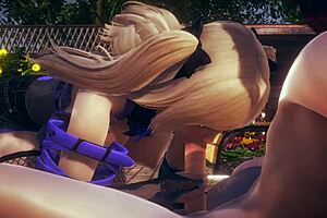 FutaFlesh: F2S cosplay in Genshin Impact game porn