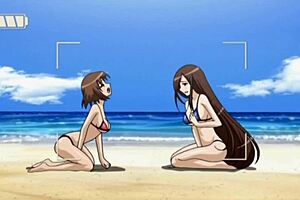 Hermanas Satake En La Playa
