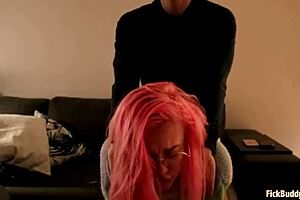 This beautiful doggystyle sex with her features anal and big tits