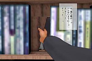 in this hentai, the girl gets fingered and creampied while masturbating