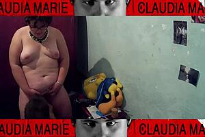 Fat Curvy Babe Gets Pussy Licked and Fucked Hard Against Wardrobe!