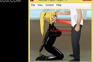 अच्छा bdsm सेशन deepthroat action के साथ