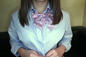 i devour this shaved amateur girl in uniform cosplay, hitomi kamei