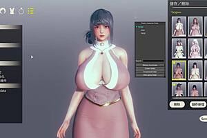 Exploring character creation in Honey Select 2 with intriguing customization options
