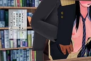 in this hentai, the girl gets fingered and creampied while masturbating