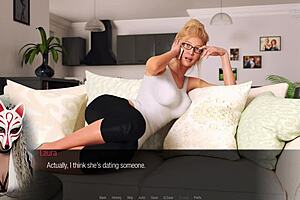 Jessica Oneil asks, 'Want to see this blonde MILF's hard news in the office game?' Episode 4