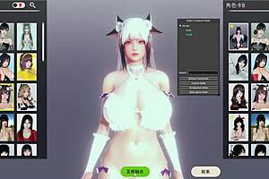 Exploring character creation in Honey Select 2 with intriguing customization options