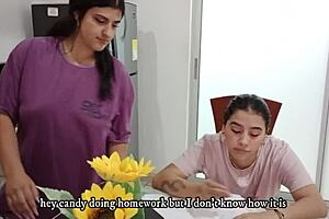 madrastra latina begs hijastra to fuck her pussy 😈