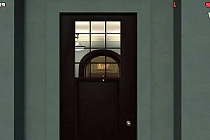 My cute roommate gives blowjob in dorm.